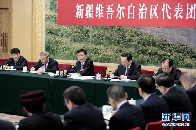习近平栗战书汪洋王沪宁赵乐际分别参加全国人大会议一些代表团审议