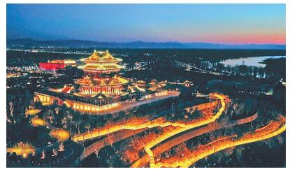 北京世园会永宁阁—— 高阁耸峙 全园览胜（北京世园会风采）