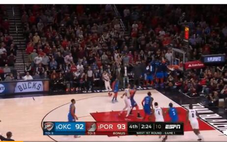 惊呆了!利拉德压哨三分具体是什么情况?还原事发经过详情始末