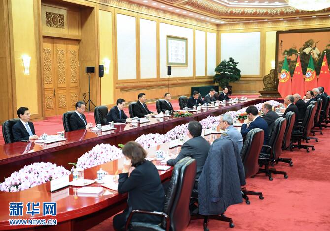 习近平同葡萄牙总统德索萨举行会谈