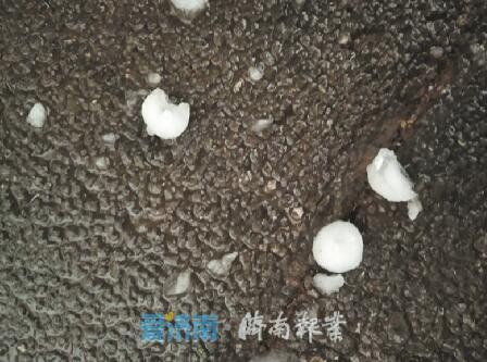 济南昨日发生今年首次“大冰雹”事件 最大冰雹直径超2厘米出现在长清