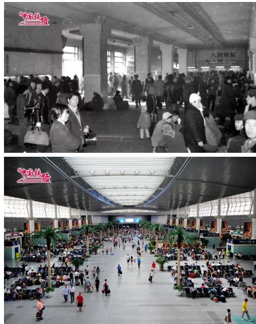 20张铁路新老照片对比！你绝对没见过