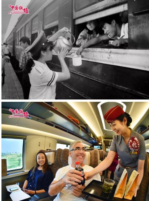 20张铁路新老照片对比！你绝对没见过