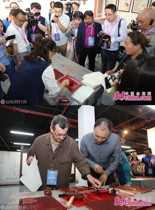 外媒记者走进“汉字记忆空间” 感受汉字魅力