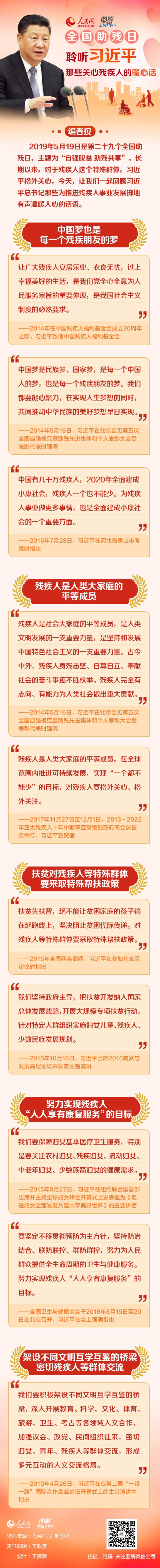 全国助残日 聆听习近平那些关心残疾人的暖心话