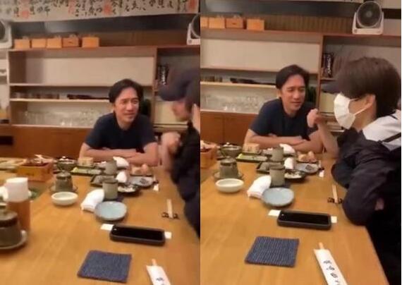 日本偶遇梁朝伟张学友喝茶 网友捕获野生明星很让人羡慕了
