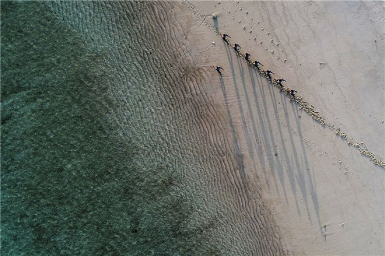 “你在我的航程上，我在你的视线里”