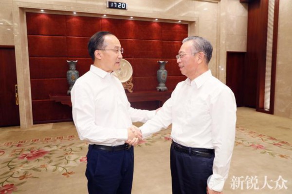 刘家义龚正会见出席院士恳谈会嘉宾