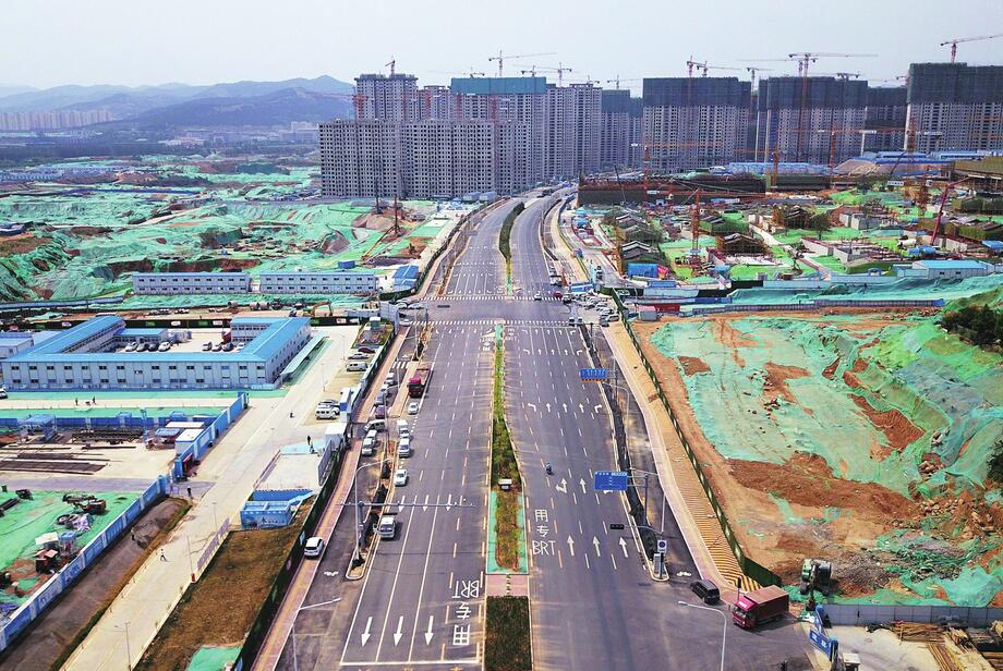 济南凤鸣路南延新路待通 