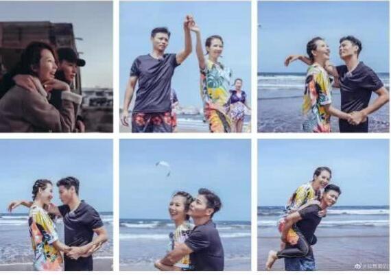 蔡少芬孕肚照曝光  着宽松泳衣难掩隆起的小腹