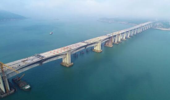 刚刚，距台湾最近的跨海大桥关键点合龙！