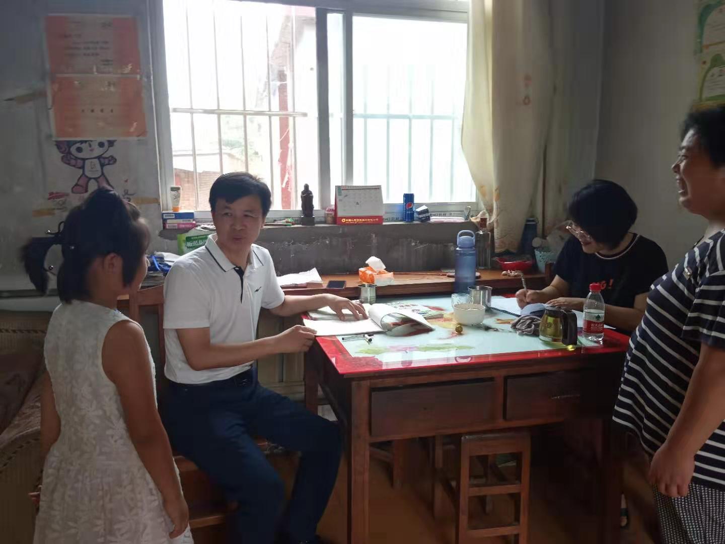 安全教育“不放假” 长清马山中心小学教师入村入户