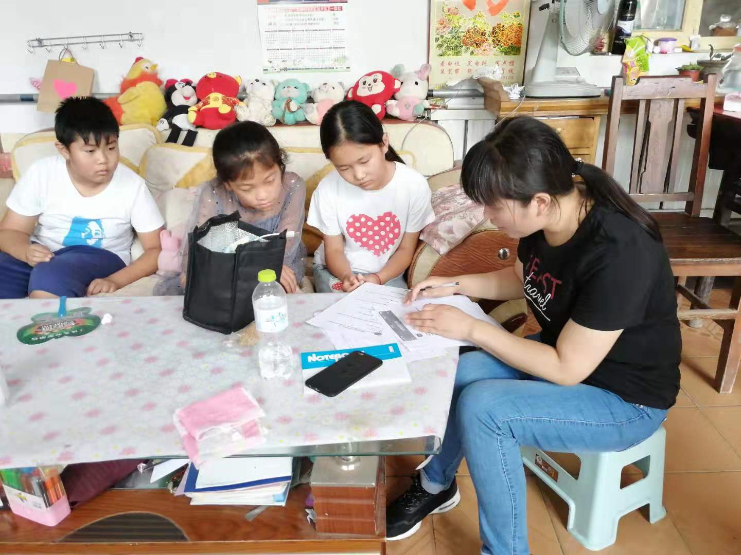 安全教育“不放假” 长清马山中心小学教师入村入户