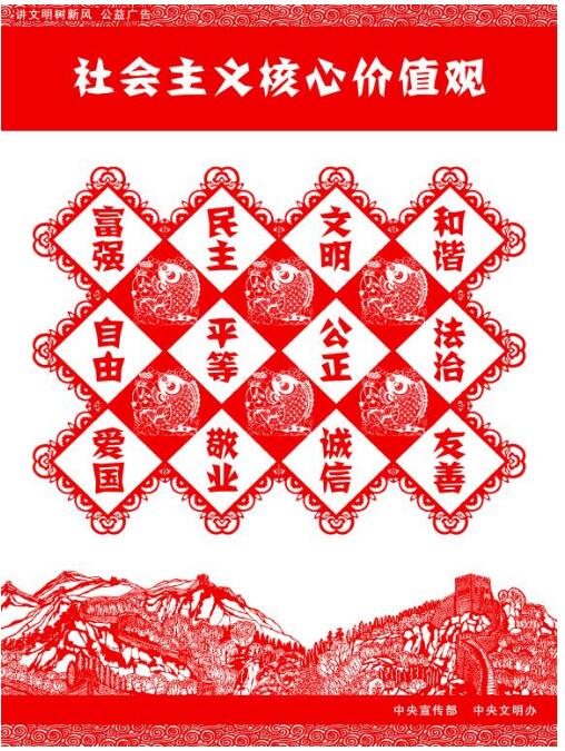 讲文明树新风公益广告：《社会主义核心价值观》