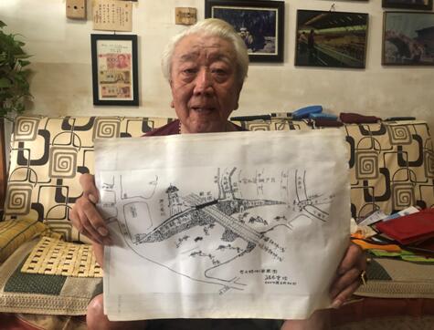 [70年征集系列]“捡煤核的工程师”手绘草图再现老天桥