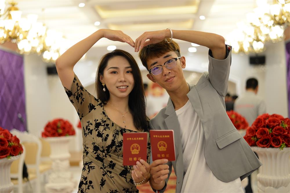 【我们的节日·七夕】七夕节 济南槐荫区婚姻登记处幸福爆棚