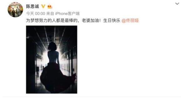 没离婚!陈思诚为佟丽娅庆生晒了张照片 但佟丽娅的回应却有点意味深长