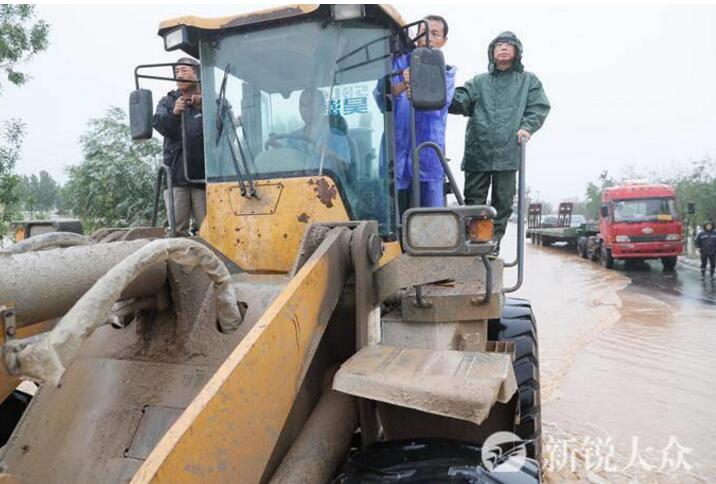 刘家义在寿光继续察看指导防汛防台风工作