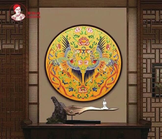 【聚焦济南艺博会】林小洁携景泰蓝画再度亮相艺博会