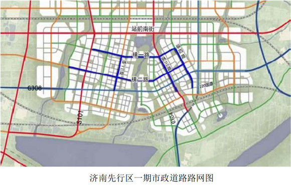 济南新旧动能转换先行区引爆区市政道路工程有序推进
