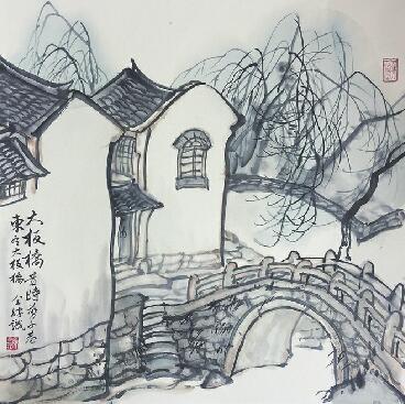 巨幅中国画《鹊华春色图》将亮相济南艺博会 陈全胜用画笔抒发“济南情结”