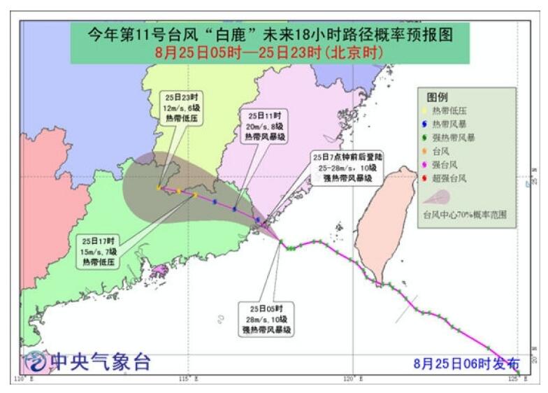 【新消息】台风白鹿登陆福建什么情况？白鹿台风实时路径具体详情