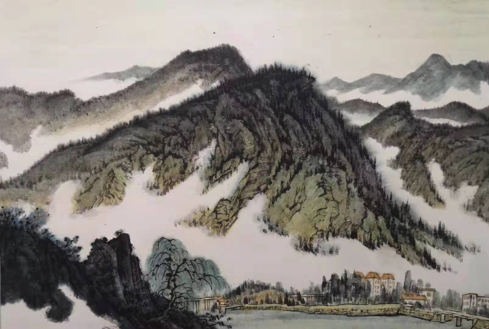    雪野湖印象——杨枫写生系列作品