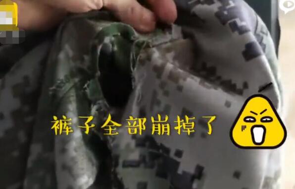 尴尬了！军训服蹲下就崩线是什么情况?终于真相了,原来是这样！