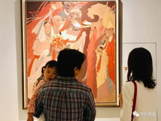 这个70岁的全国美展,终于在济南开幕了!最新现场图超好看啊!