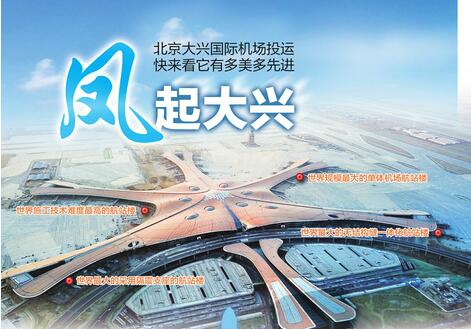 【凤起大兴】北京大兴机场投运 被誉为新世界七大奇迹榜首