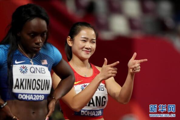 多哈田径世锦赛闪耀“中国红”