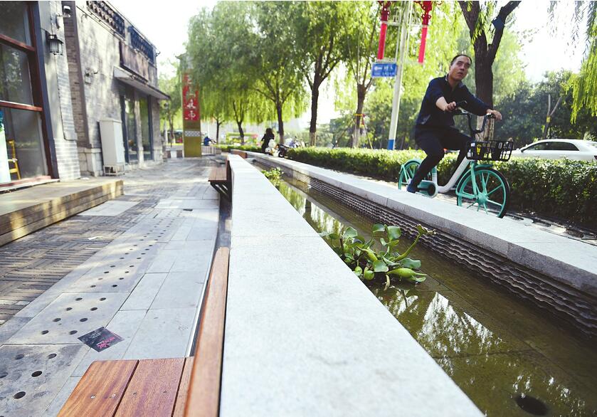 泉道景观带扮靓老城区