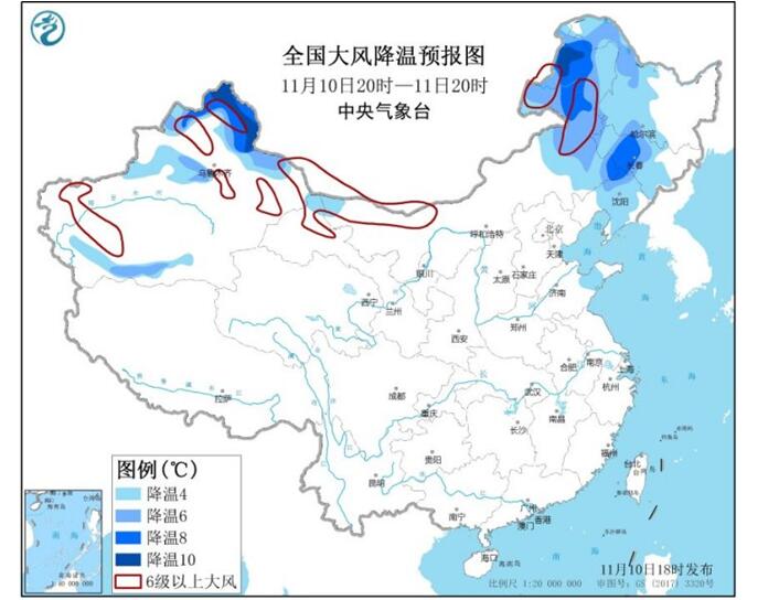 降温了！强冷空气将到货 12日起北方地区雨雪范围将扩大