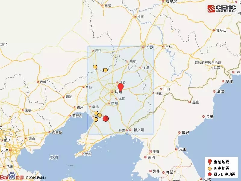 辽宁抚顺发生2.4级地震(矿震) 震源深度0千米