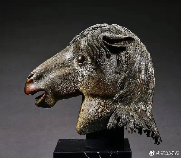 昂首北上!马首铜像将归藏圆明园