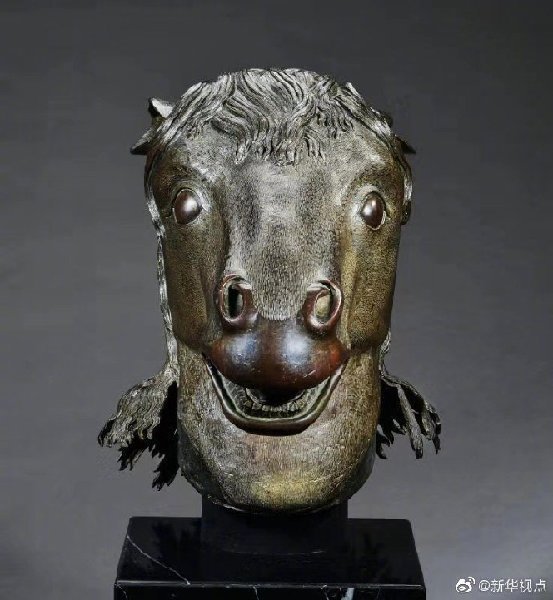 昂首北上!马首铜像将归藏圆明园