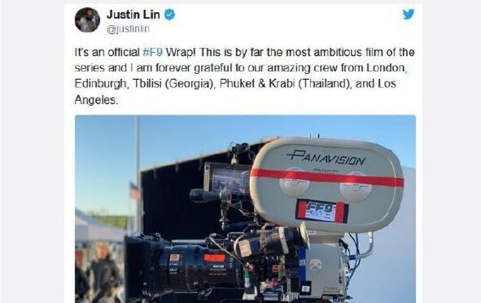 《速度与激情9》杀青 林诣彬导演：这一部最有野心