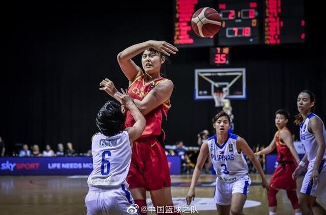 78分!中国女篮大胜菲律宾 如愿获得奥运会资格赛门票