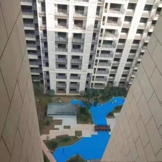 想看湖全靠想象？为什么要做塑胶的？长沙一小区塑胶湖惹争议