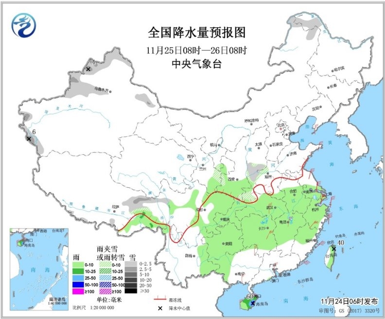 北方多地降温10℃上下 明日南方迎