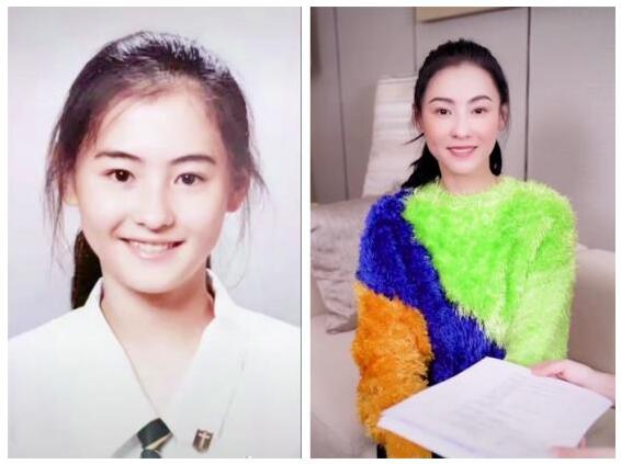 从小美到大！张柏芝晒学生时期证件照，眉眼清秀甜笑可人