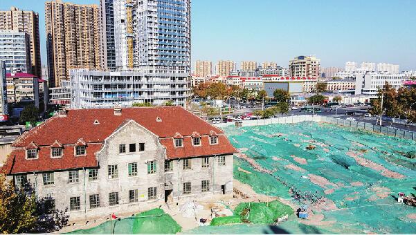 百年修女楼将“走”二三十米 这是济南老建筑14年来第4次平移