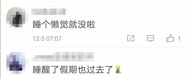 睡个懒觉就没啦！元旦放假1天，你打算怎么安排？