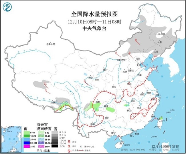 华北黄淮雾和霾再发展 明日冷空气抵达东北雨雪降温齐袭