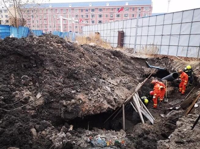最新消息：吉林白城一工地突发坍塌，被压工人已成功救出