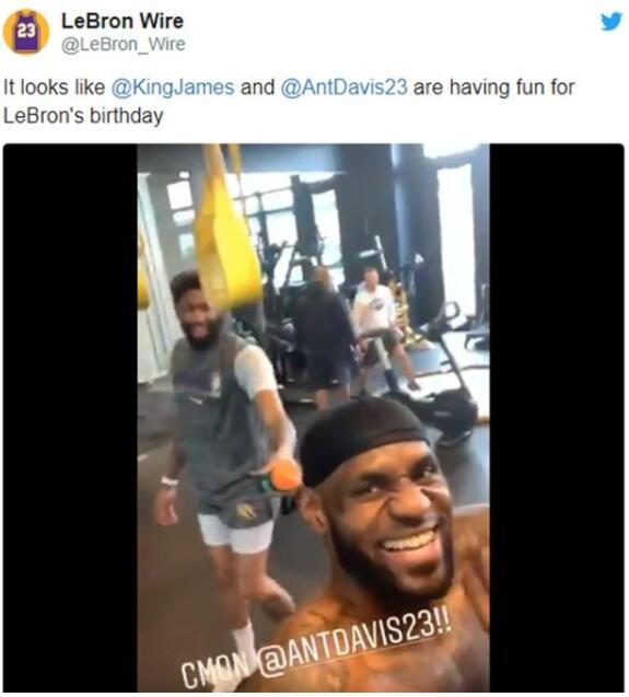 这个男人35岁了啊！詹姆斯生日 球迷：这个赛季他能再夺总冠军吗？