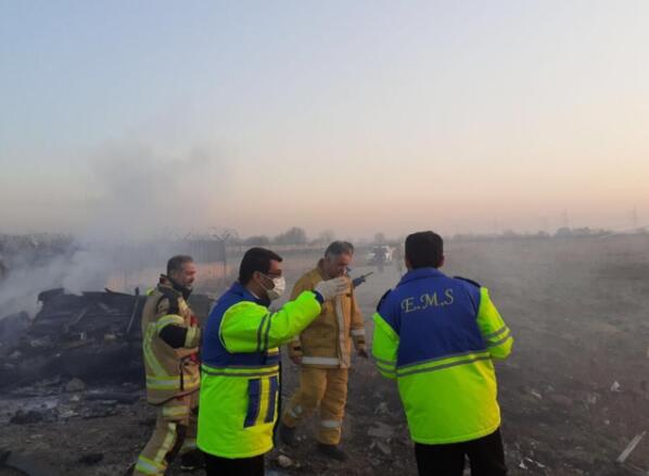 残骸遍地！乌克兰客机坠毁180人遇难 现场浓烟滚滚 