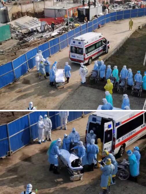 刚刚，火神山医院收治首批患者！