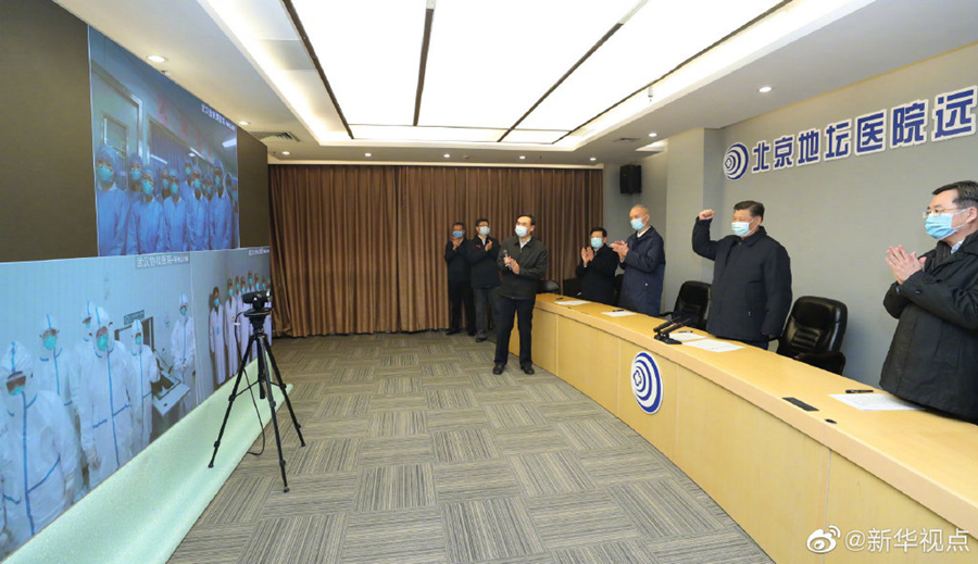 习近平在北京市调研指导新型冠状病毒肺炎疫情防控工作时强调 以更坚定的信心更顽强的意志更果断的措施 坚决打赢疫情防控的人民战争总体战阻击战