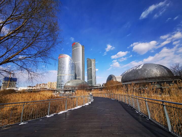 战“疫”下雪后初霁的济南